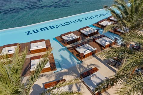 mykonos louis vuitton pool|Louis Vuitton Transforms Zuma Mykonos .